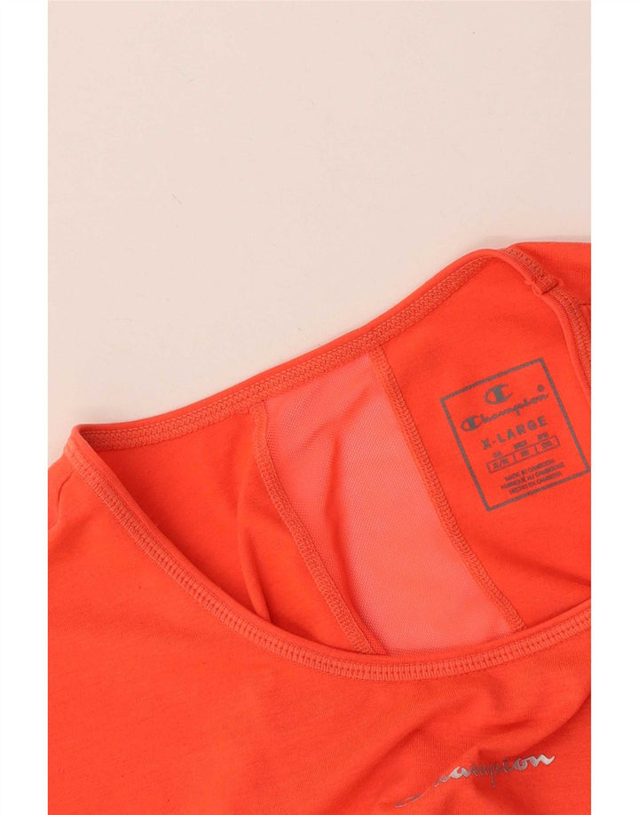 Champion Camiseta sin mangas para mujer UK 40 XL Naranja