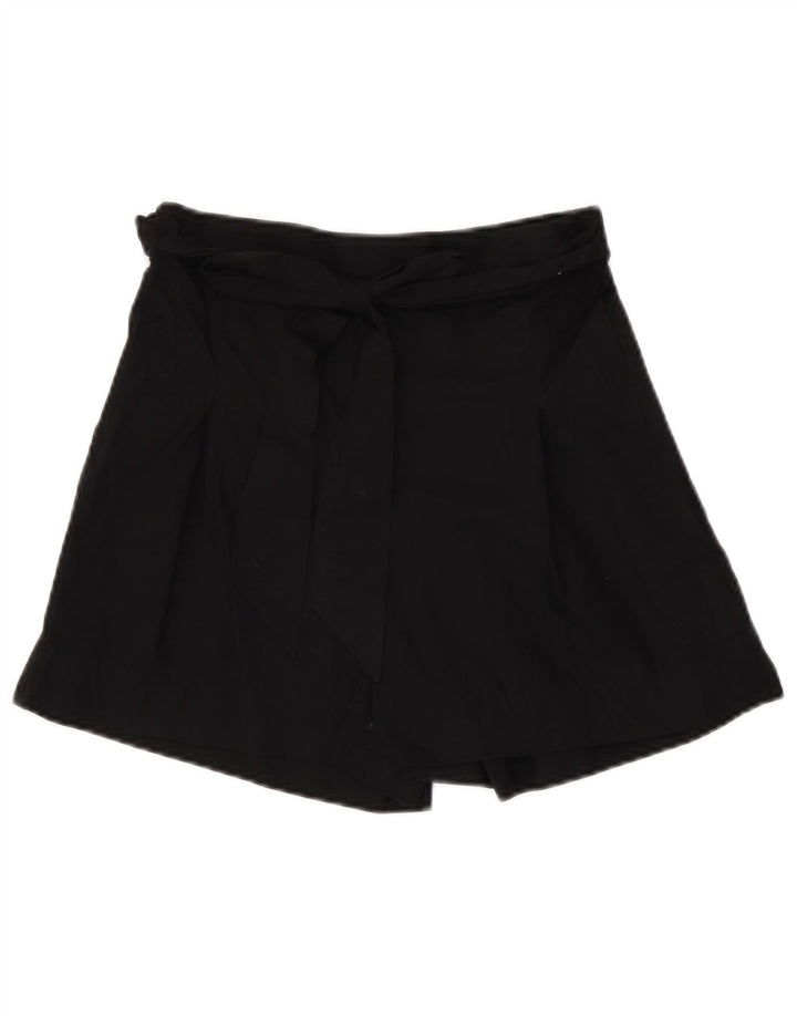 J. CREW Pantalones cortos casuales pegados para mujer US 2 XS W28 Algodón negro