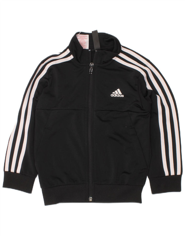 ADIDAS Chicos Aeroready Chándal Top Chaqueta 4-5 Años Negro Poliéster