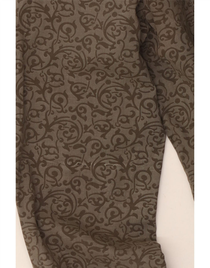 Camisa Diesel Hombre Small Marrón Paisley Algodón