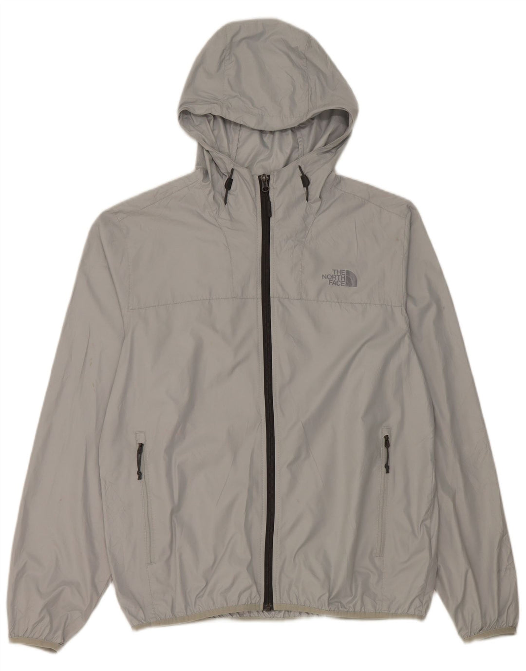 The North Face Chaqueta impermeable con capucha para hombre UK 38 Poliéster gris medio
