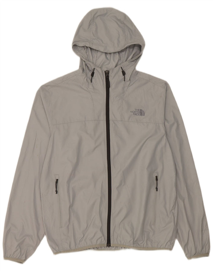 The North Face Chaqueta impermeable con capucha para hombre UK 38 Poliéster gris medio
