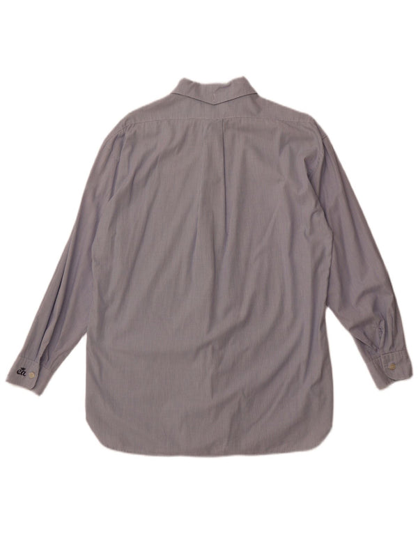 Camisa Emporio Armani Mujer IT 42 Algodón Azul Medio A Cuadros