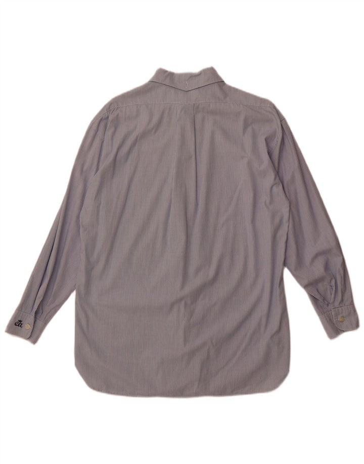 Camisa Emporio Armani Mujer IT 42 Algodón Azul Medio A Cuadros