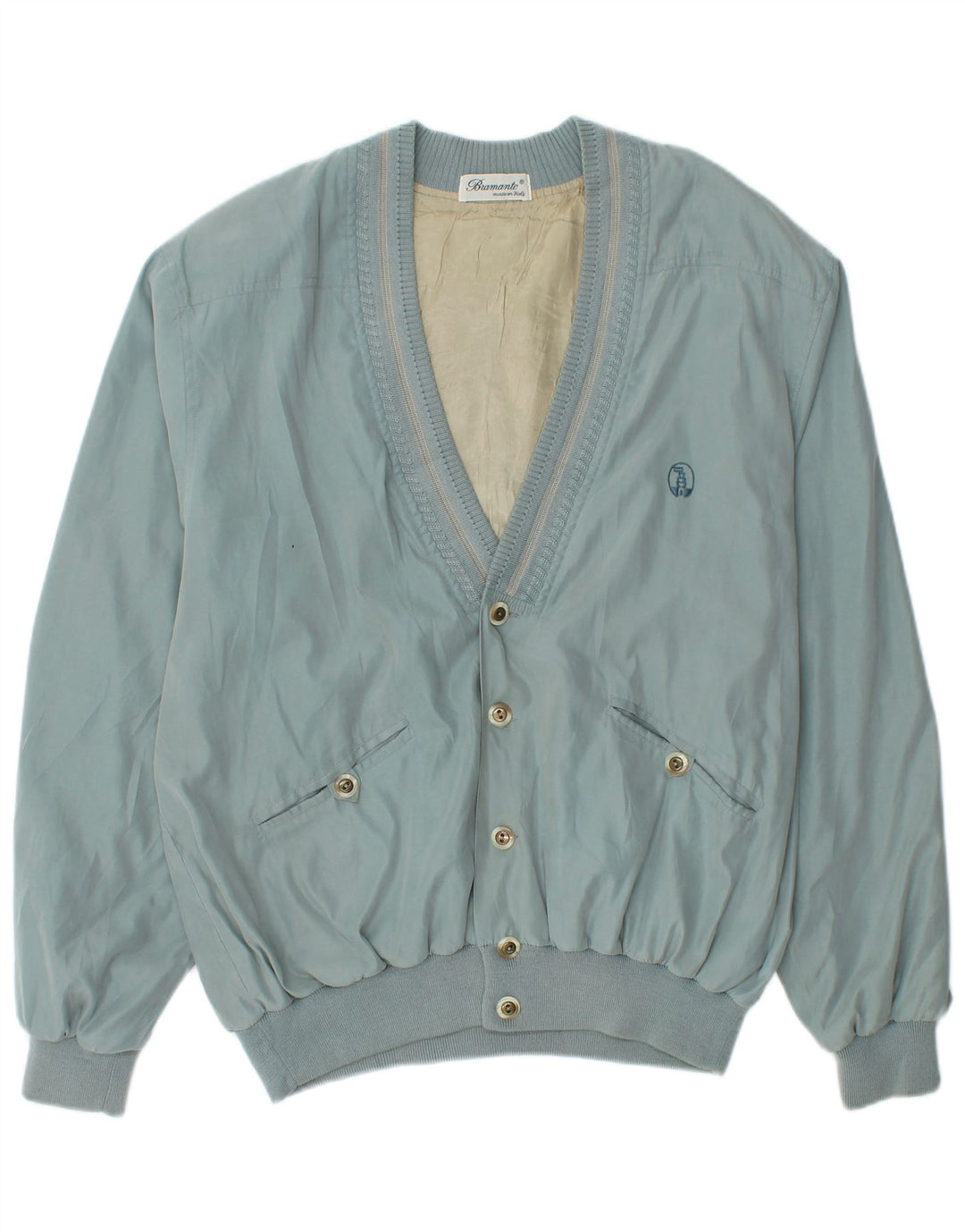 Bramante Chaqueta Bomber para Hombre UK 38 Azul Medio