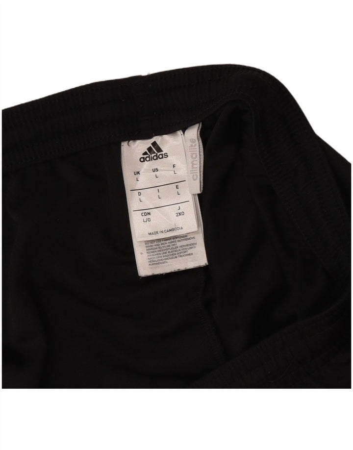 Adidas Mens Climalite Sport Shorts Grande Negro Poliéster