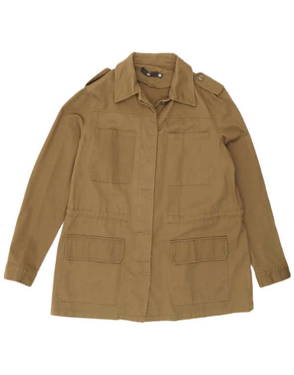 Missguided Chaqueta militar para mujer UK 44 Large Algodón caqui
