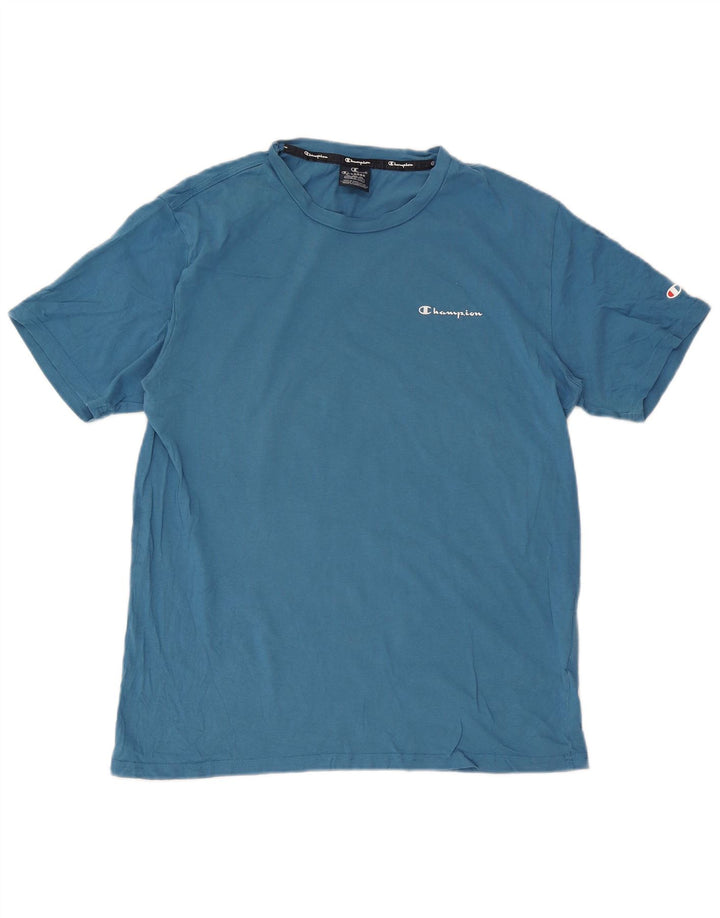 Champion Camiseta Hombre Top XL Algodón Azul