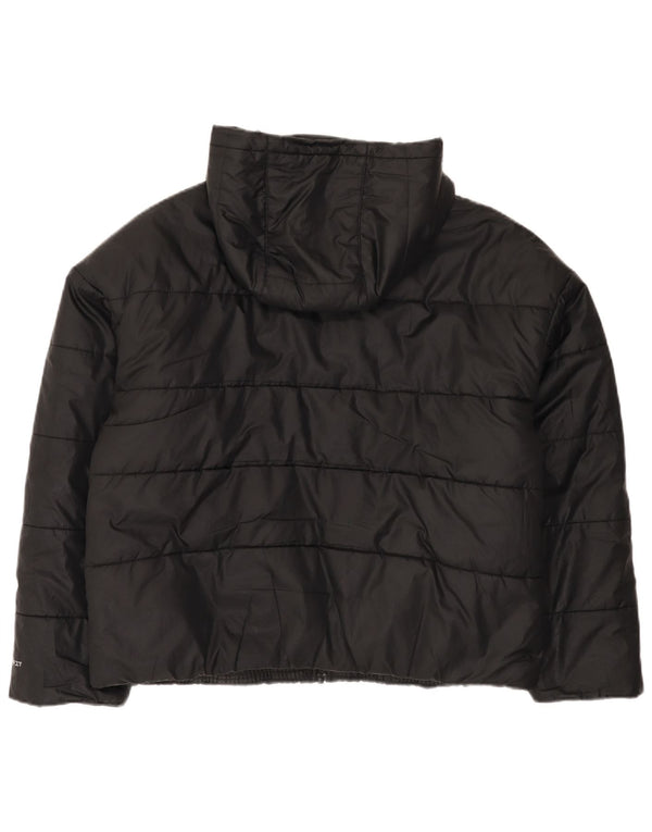 Nike - Chaqueta acolchada extragrande con capucha Therma-Fit para mujer, talla 40, color negro