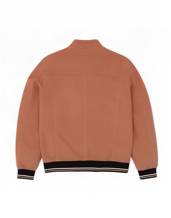 Zara Hombre Cazadora Bomber ES 38 Mediano Rosa Poliéster