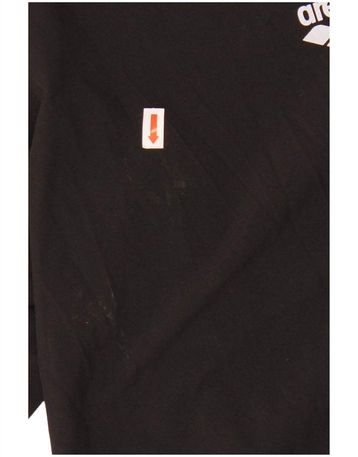 Arena Bañador con gráfico para hombre, talla grande, negro