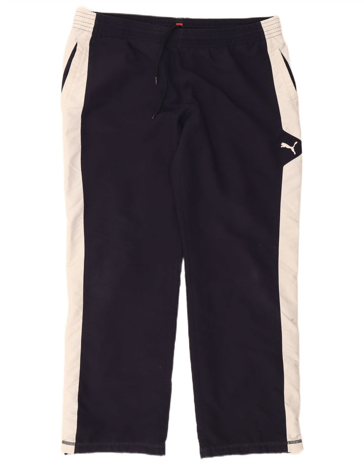 Puma Pantalones De Chándal Para Hombre Large Azul Marino Colorblock