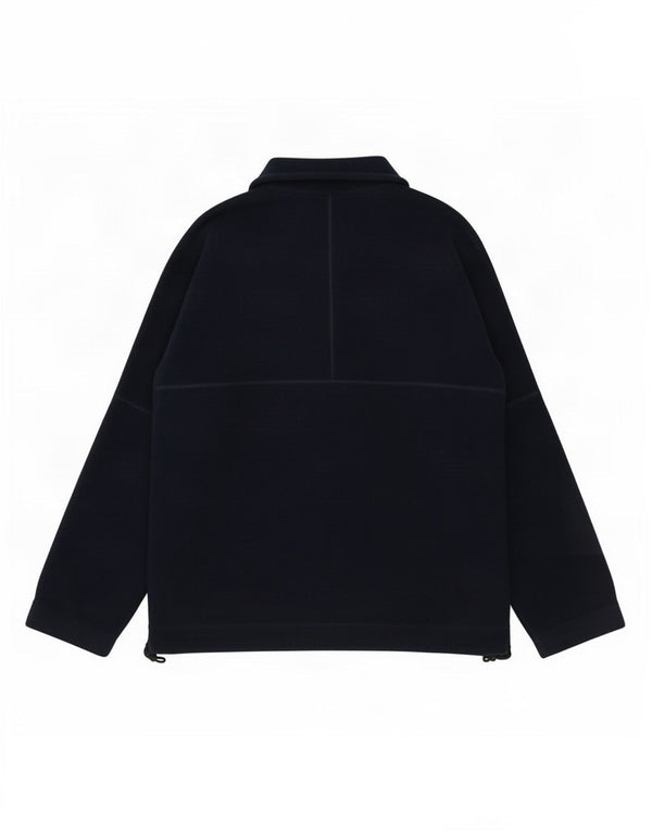 Colmar Hombre Jersey De Forro Polar Con Cuello Con Botones Poliéster Azul Marino Mediano
