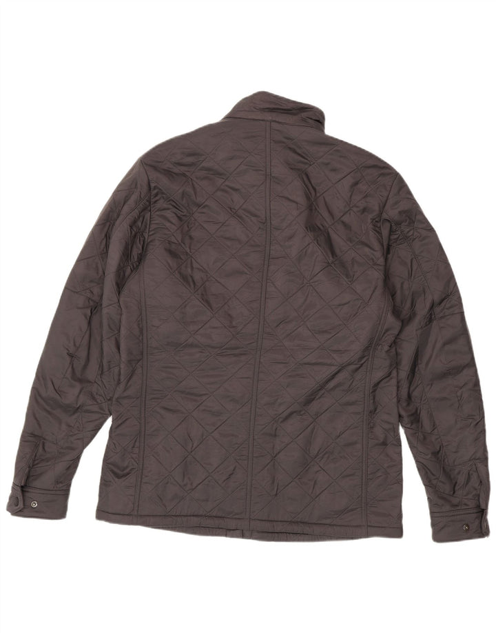 Barbour Chaqueta acolchada para hombre UK 40 Grande Poliamida gris