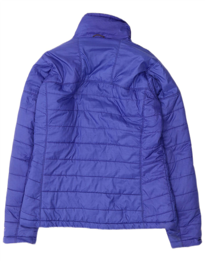 Columbia Chaqueta acolchada con forro intercambiable para mujer UK 44 Poliéster azul medio