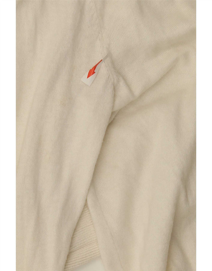 Gap Suéter tipo cárdigan para mujer UK 42 Algodón blanco mediano