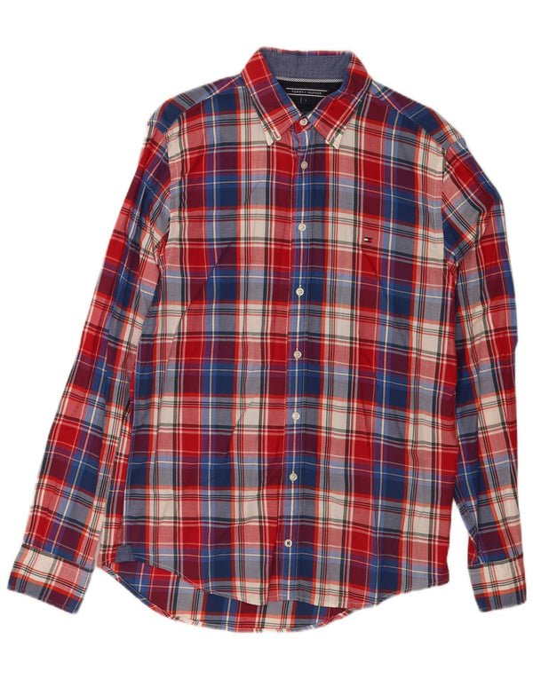 Tommy Hilfiger Camisa New York Fit Small De Algodón A Cuadros Multicolor Hombre