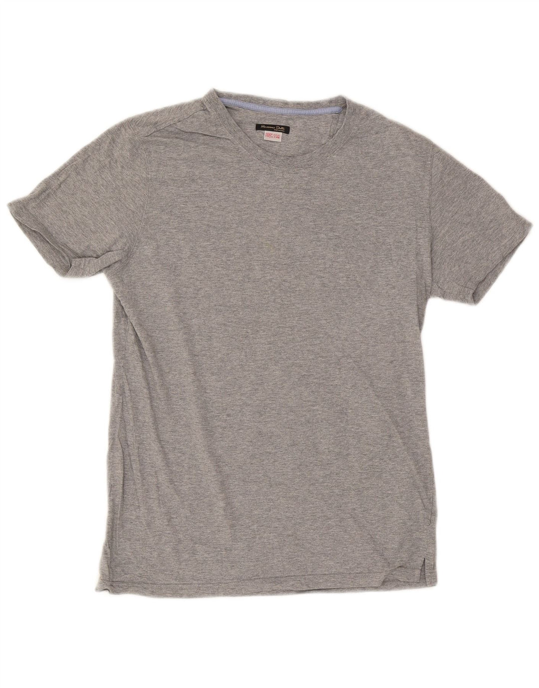 Camiseta Massimo Dutti Hombre Top Gris Medio