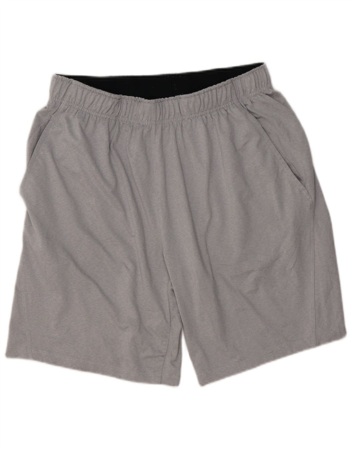 RUSSELL ATHLETIC Pantalones cortos deportivos para hombre Poliéster gris grande