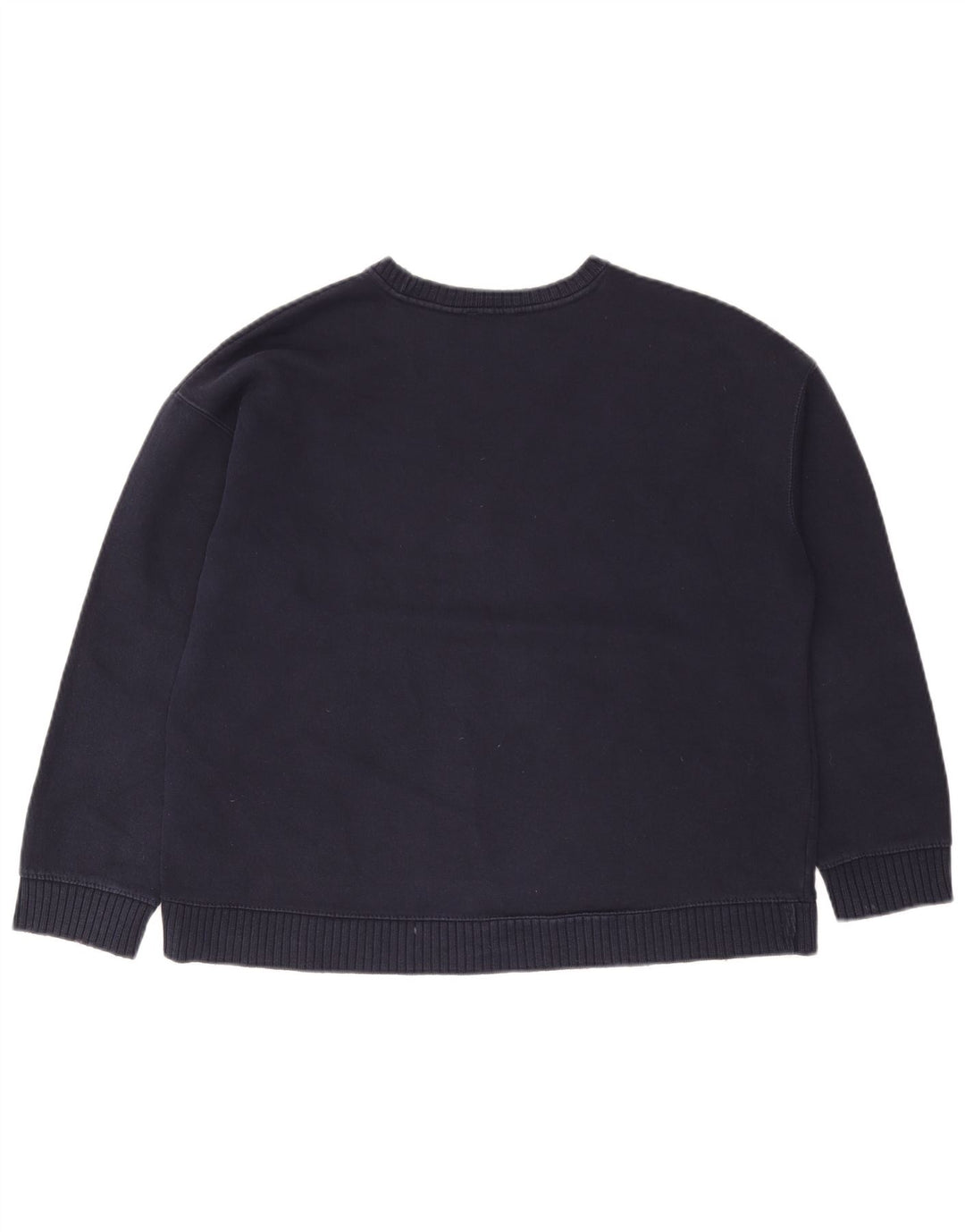 ZARA Mujer Sudadera Oversize Jersey UK 44 Medium Azul Marino