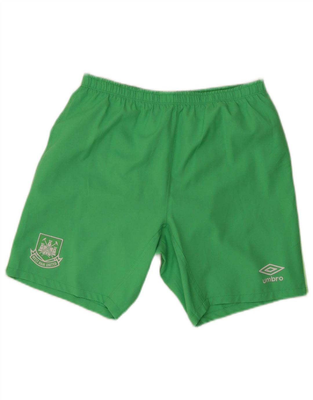Umbro Mens West Ham United Sport Shorts Pequeño Verde Poliéster