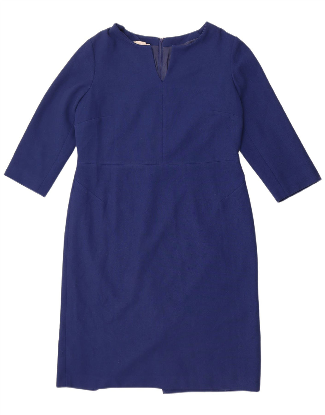 Hobbs Vestido tubo de manga 3/4 para mujer UK 46 Poliéster azul grande