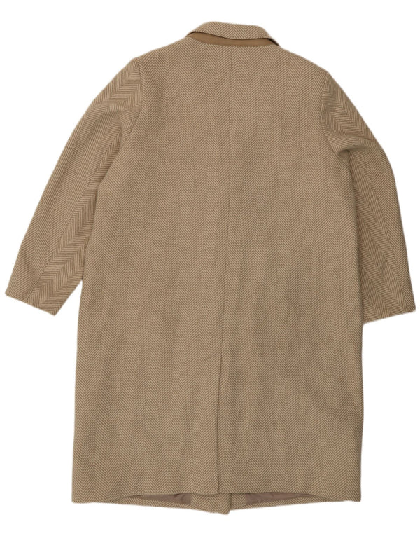 Marks & Spencer Abrigo para mujer UK 22 3XL Poliéster en espiga beige