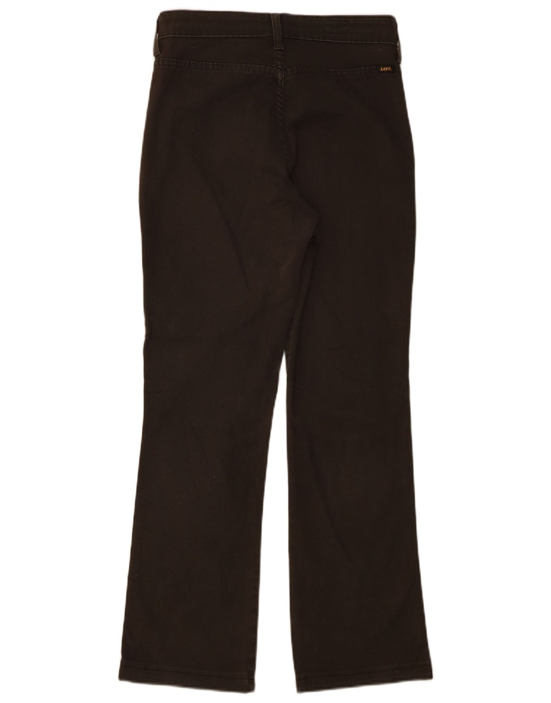 Pantalones Casuales Rectos Mujer LEE W26 L27 Caqui