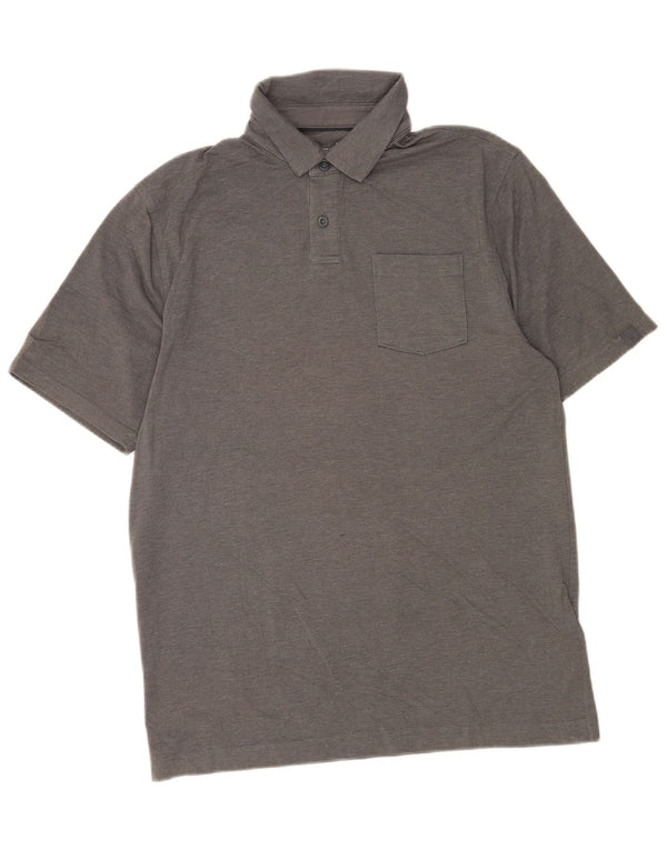 Under Armour Polo Heat Gear para hombre de algodón gris medio