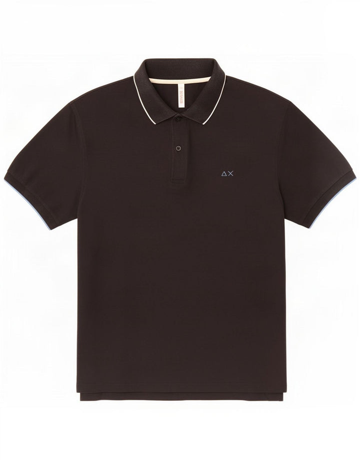 Sun68 Polo para hombre 2XL Algodón negro