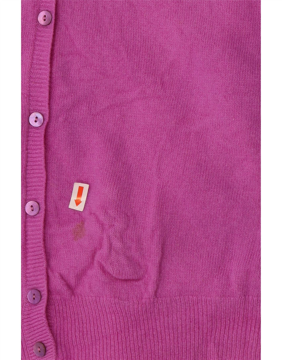 Benetton Cárdigan Mujer UK 42 Mediano Morado