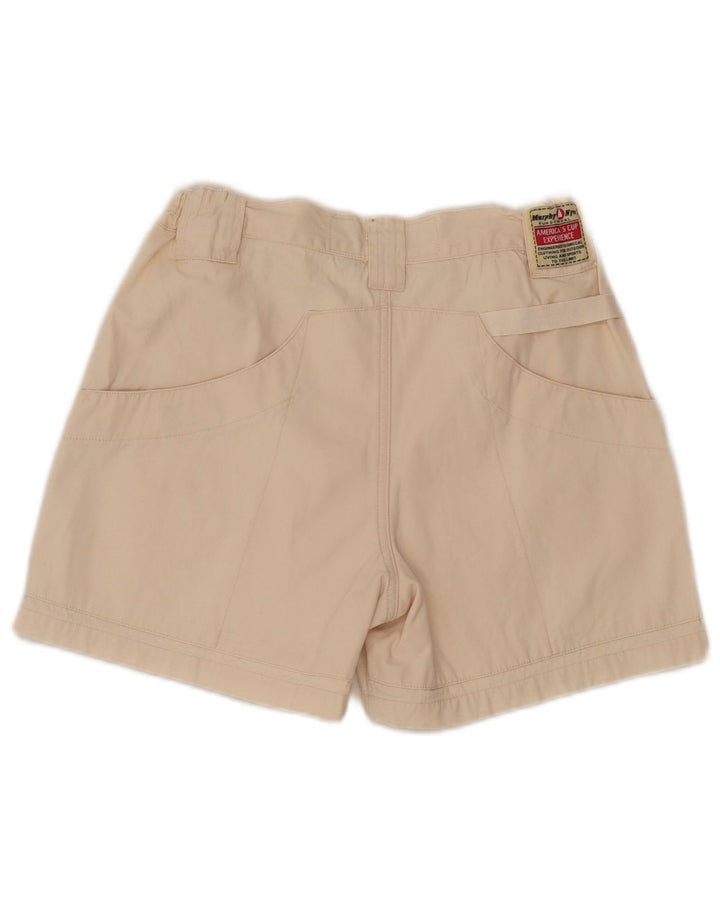 Murphy & Nye Pantalones cortos cargo para mujer W32 Algodón beige grande