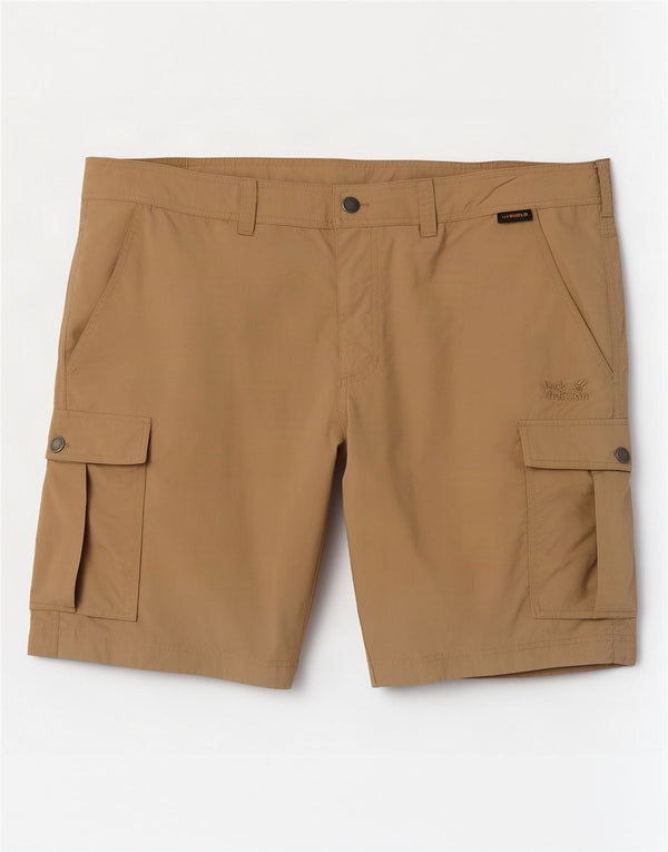 Jack Wolfskin Pantalones cortos cargo para hombre W42 2XL Poliamida beige