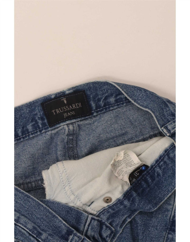 Vaqueros Trussardi Mujer Rectos W29 L33 Azul Algodón