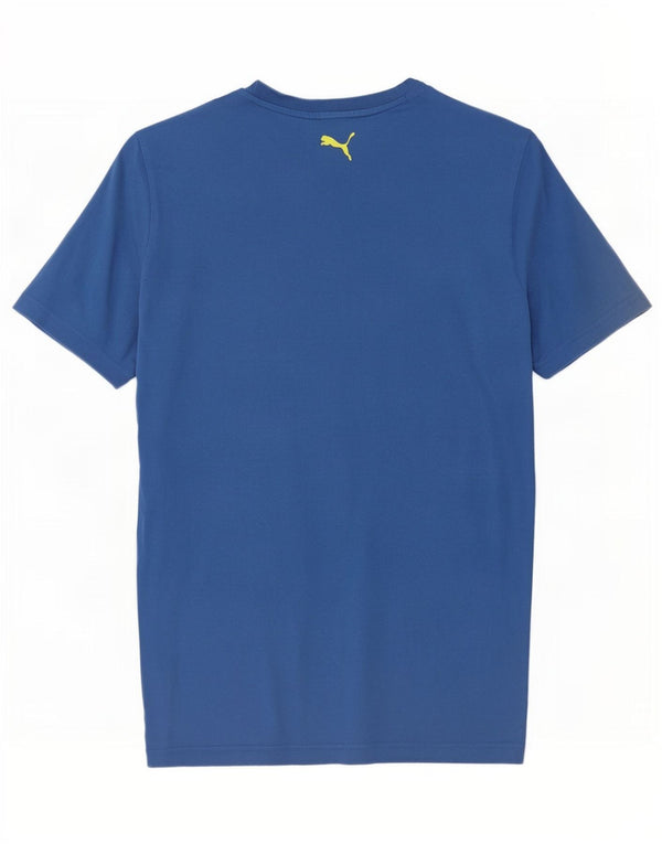 Puma - Camiseta gráfica para hombre, talla grande, color azul