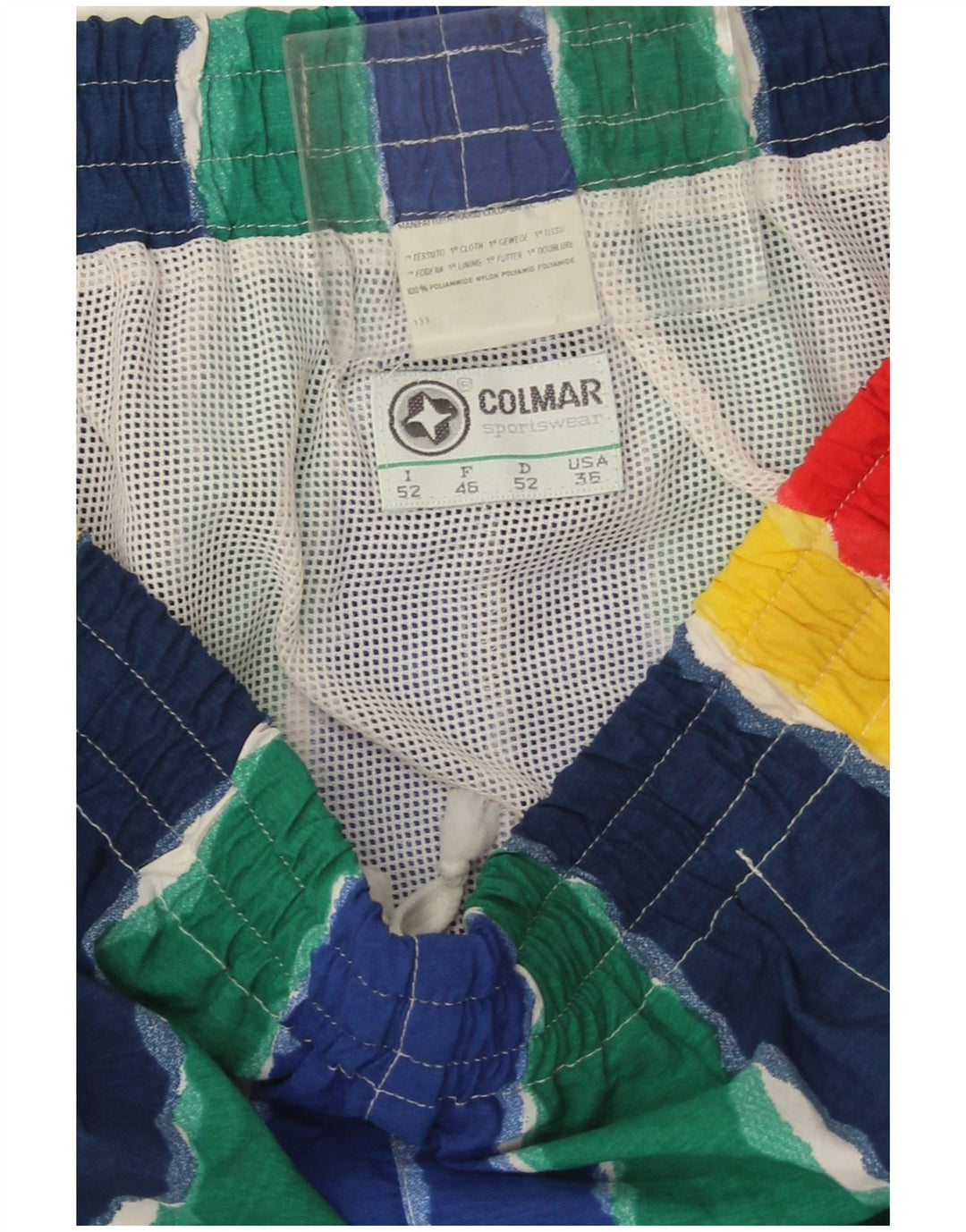 Bañador Hombre Colmar IT 52 Large Poliamida A Rayas Multicolor