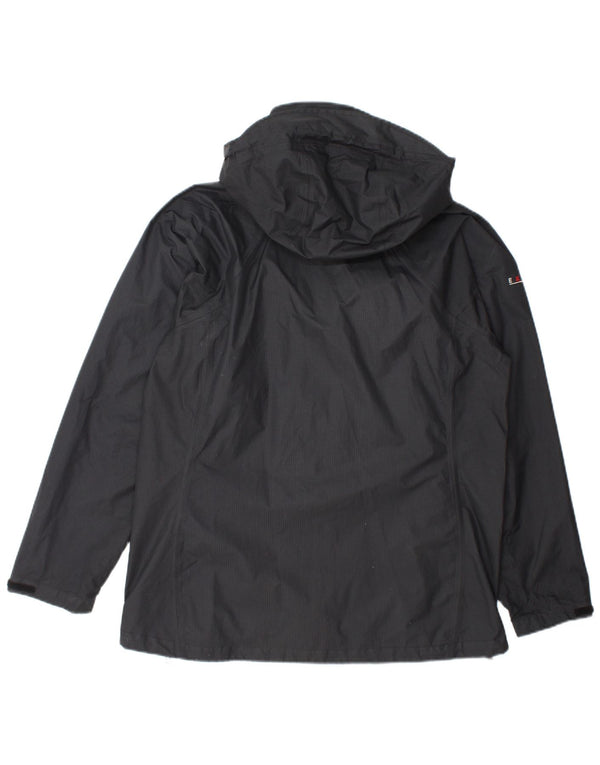 Berghaus Chaqueta impermeable con capucha para mujer UK 44 Large Nylon gris