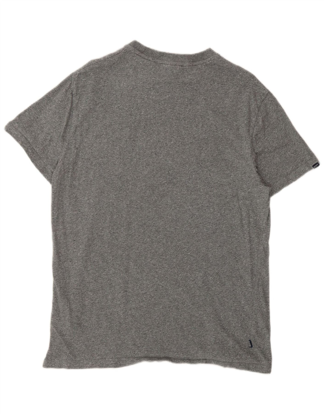 Superdry Camiseta para hombre Top grande de algodón moteado gris