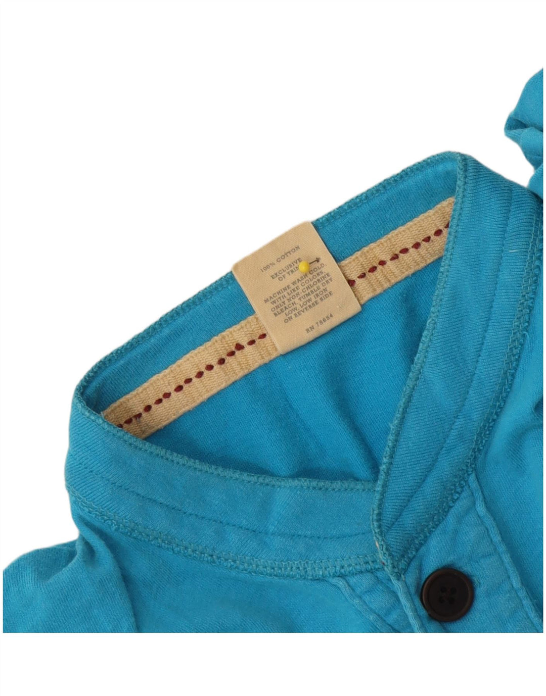 Polo Hollister Hombre Algodón Azul Grande