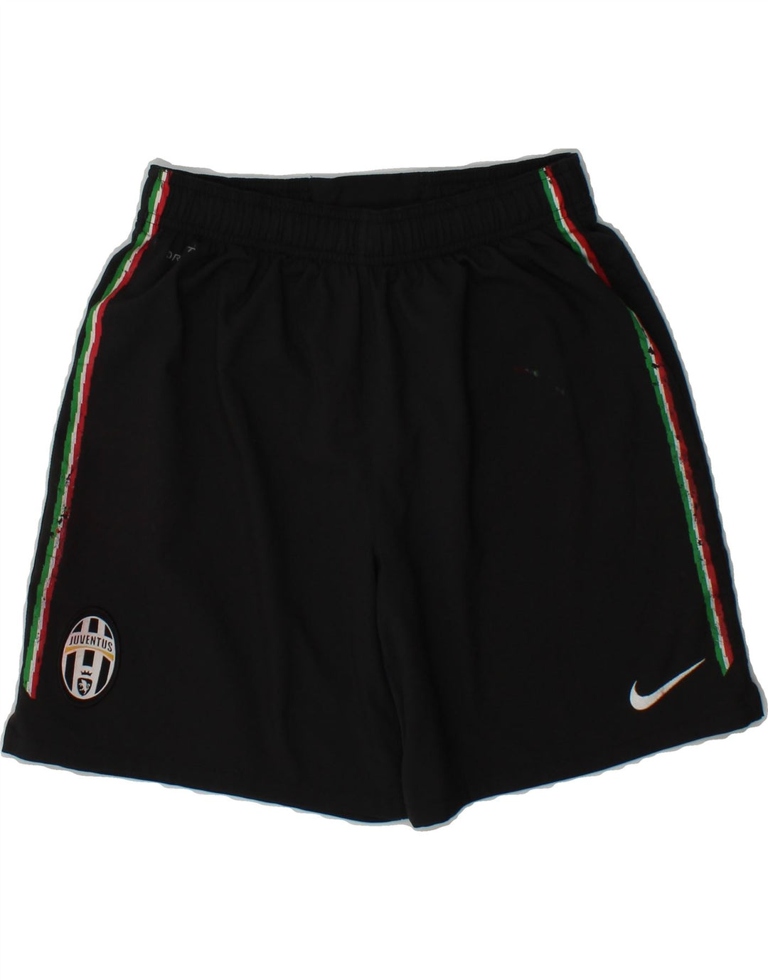 NIKE Boys Juventus Sport Shorts 12-13 Years Large Black Polyester Vintage Nike and Second-Hand Nike from Messina Hembry 