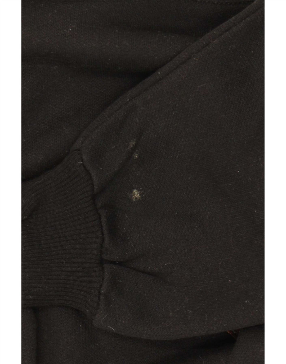 Vintage hombres sudadera gráfica jumper XL algodón negro
