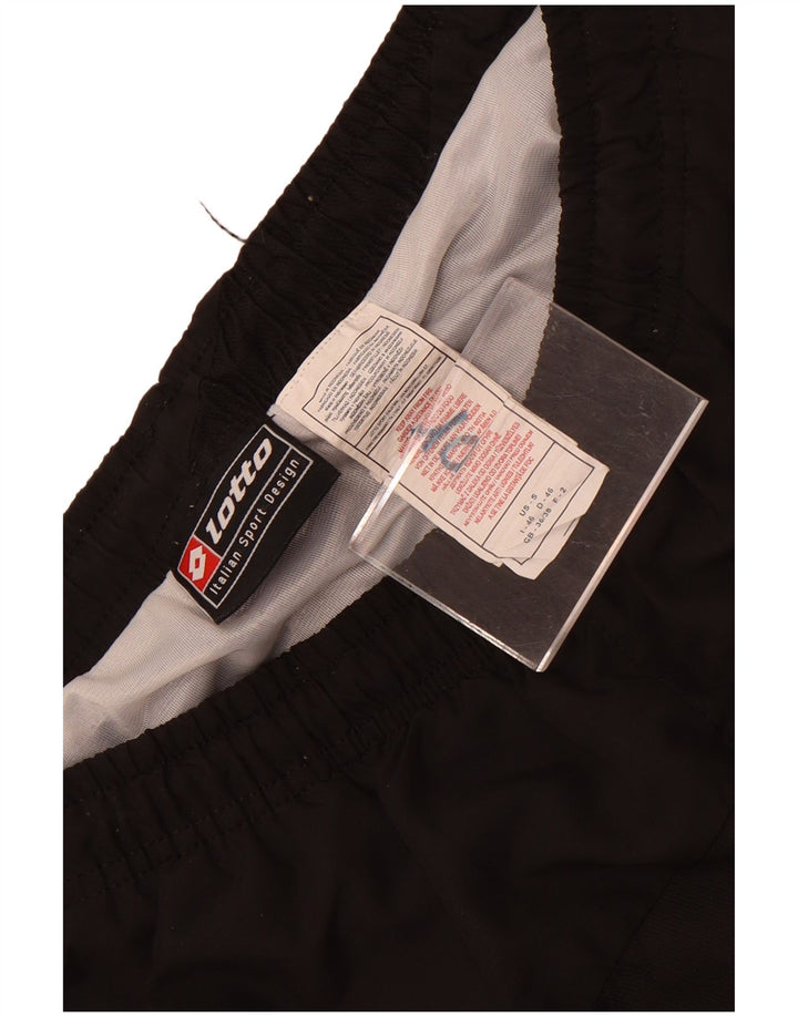 Lotto Shorts deportivos para hombre UK 36/38 Small Negro Poliéster