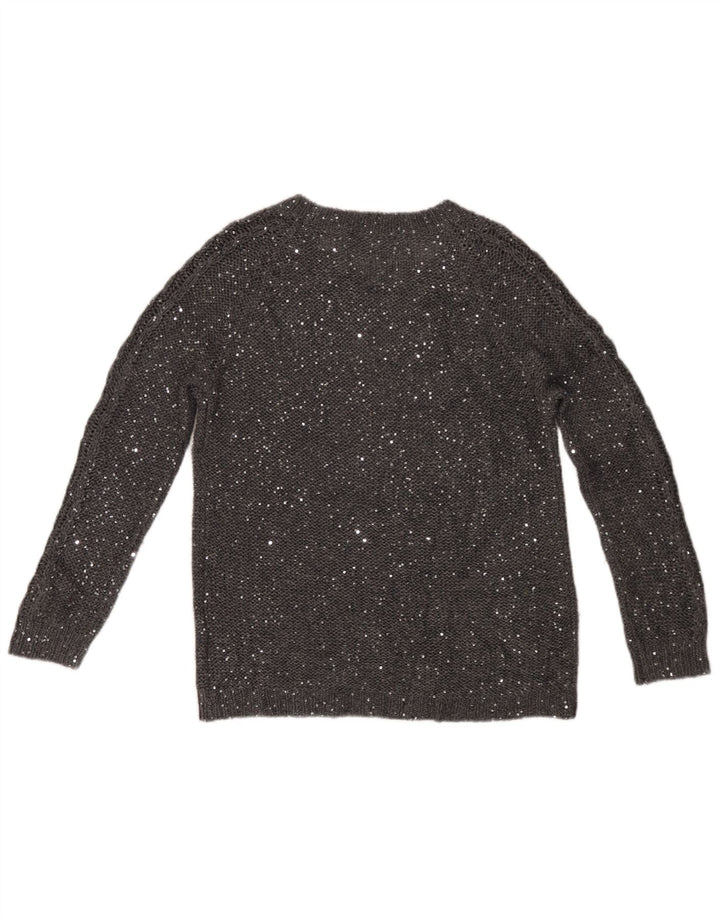 Marks & Spencer - Jersey para mujer con cuello barco, talla 40, color gris medio