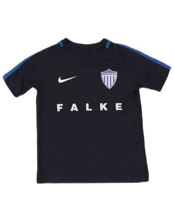 Nike Camiseta gráfica para niños 7-8 años XS Azul marino Colorblock