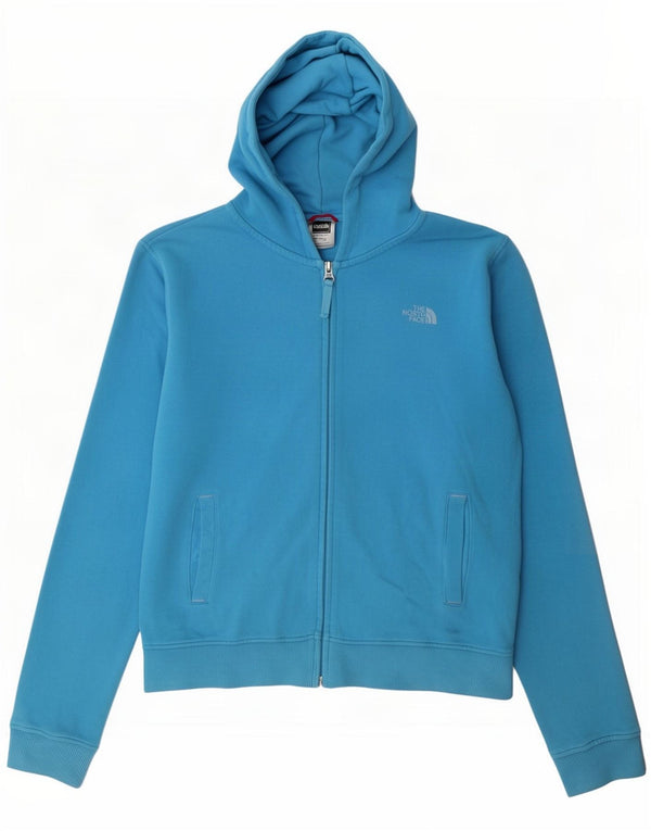The North Face Sudadera con capucha y cremallera gráfica para niñas 14-15 años XL Algodón azul