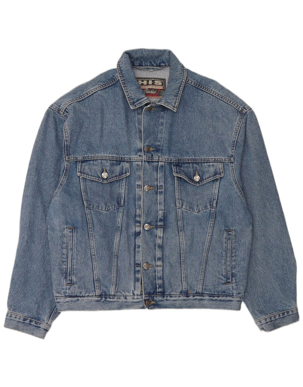 Henry I Siegel H.I.S Chaqueta vaquera para hombre Reino Unido 40 Algodón azul grande