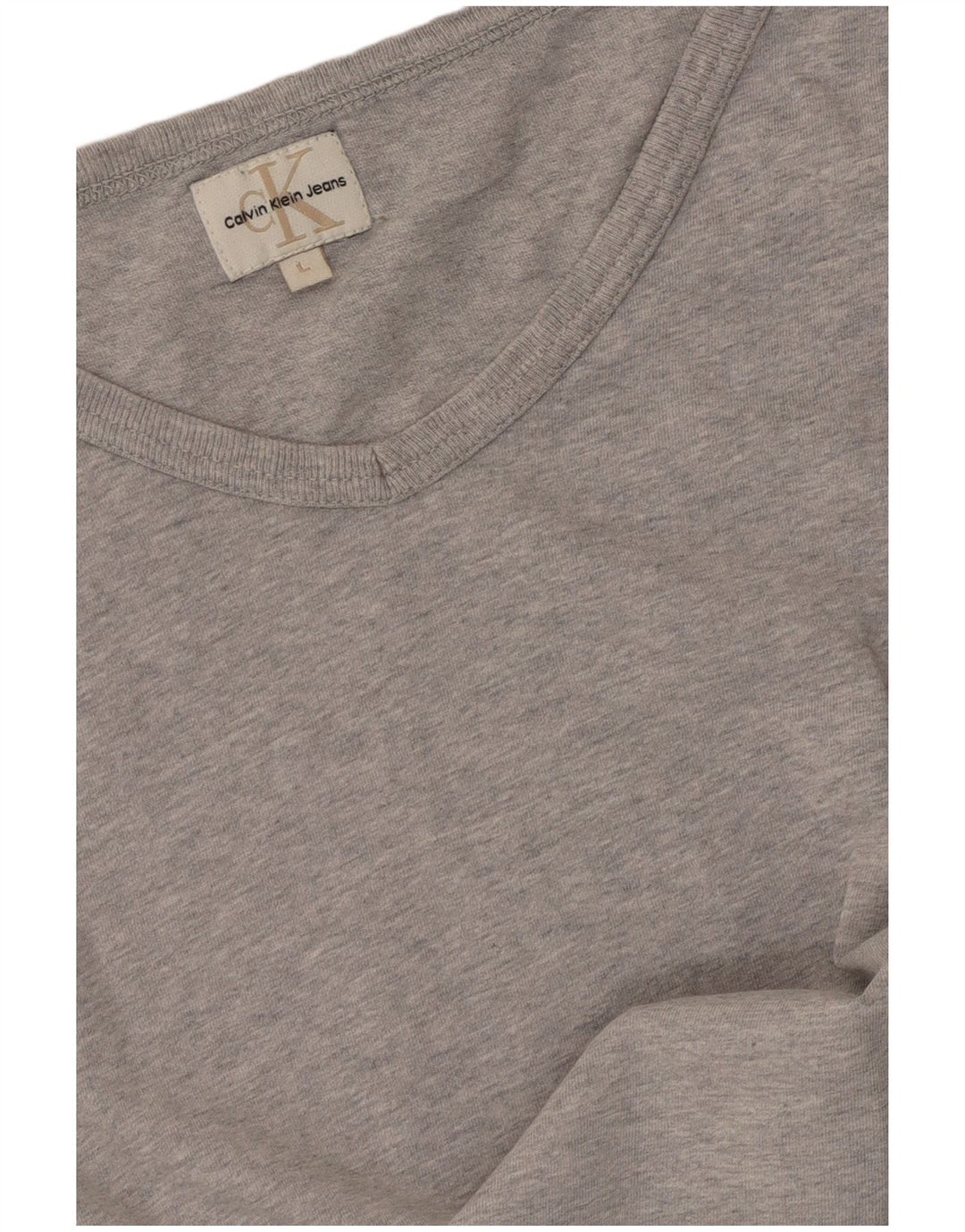 Calvin Klein Jeans Camiseta para hombre Top grande gris moteado