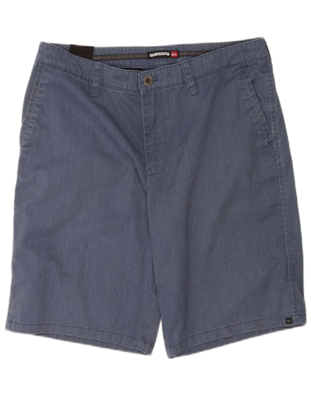 Pantalones cortos chinos Quiksilver para hombre W33 Algodón azul medio