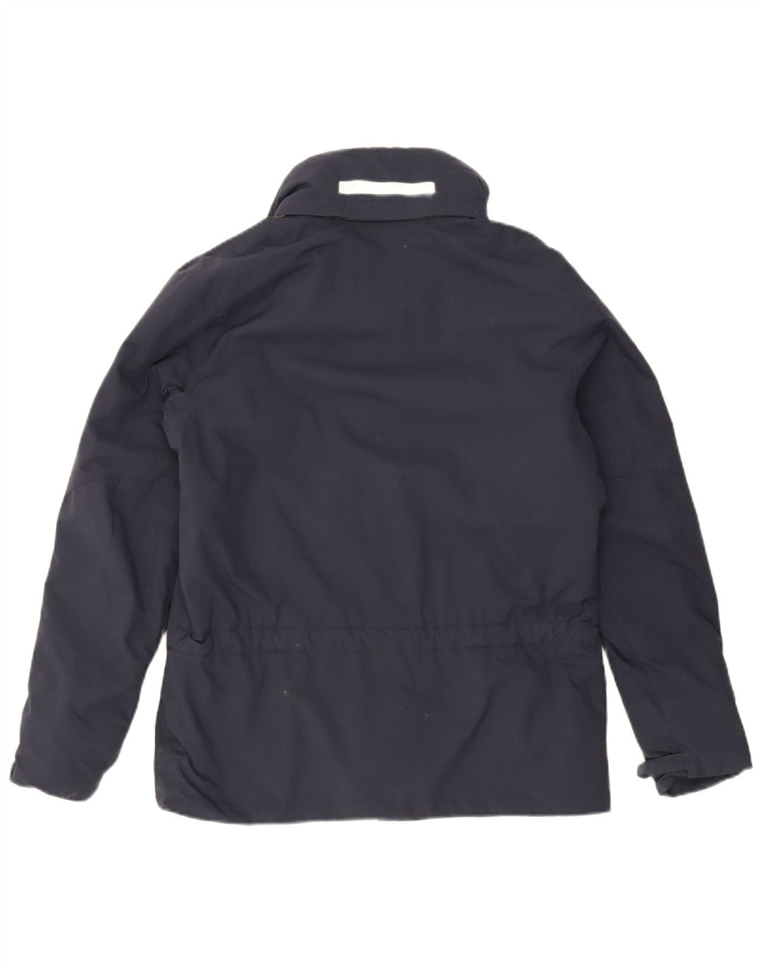 Slam Chaqueta cortavientos con capucha para hombre UK 36 Small Azul marino Nylon