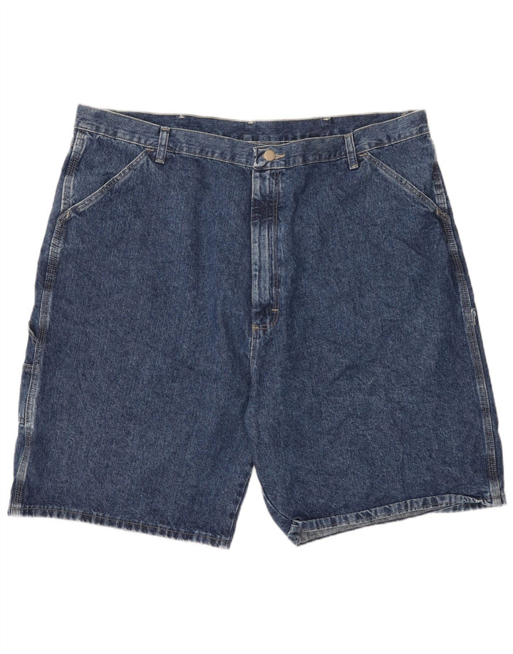 Wrangler Pantalones cortos cargo de mezclilla para hombre W42 2XL Azul